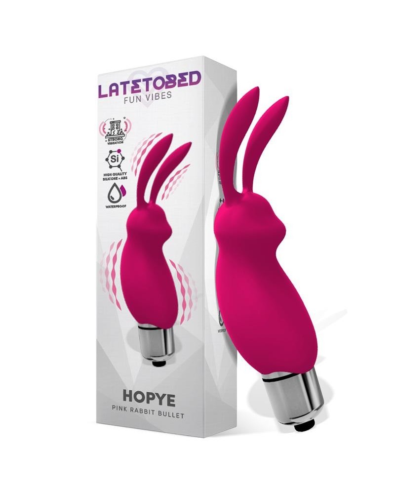 hopye rabbit vibrant bullet silicone rose