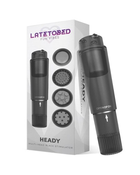 heady stimulator multi-head noir