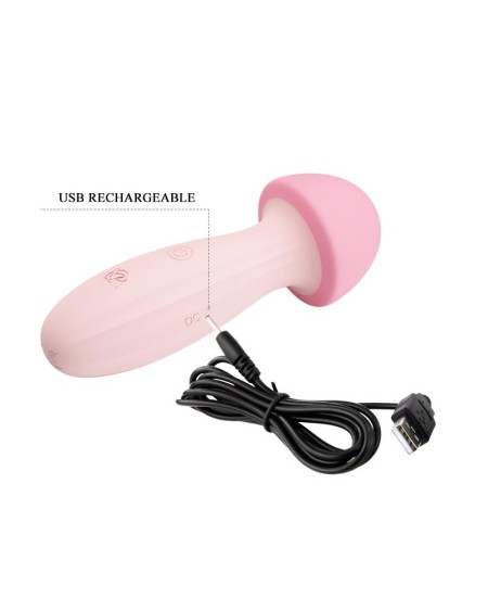 mushroom vibemassager silicone usb