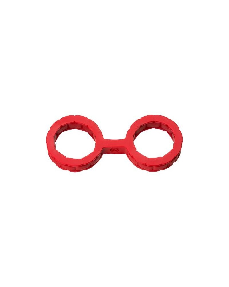 japanese handcuffs for bondage premium silicone size s red