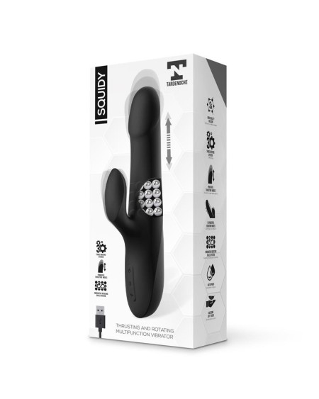 squidy vibe with thrusting movement and rotating beads usb silicone