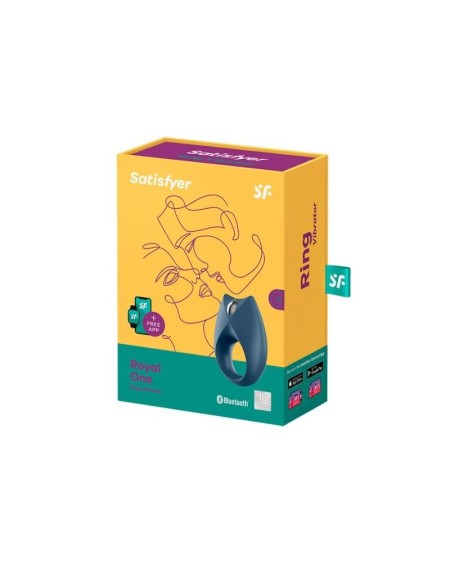 royal one vibrant ring with app blue