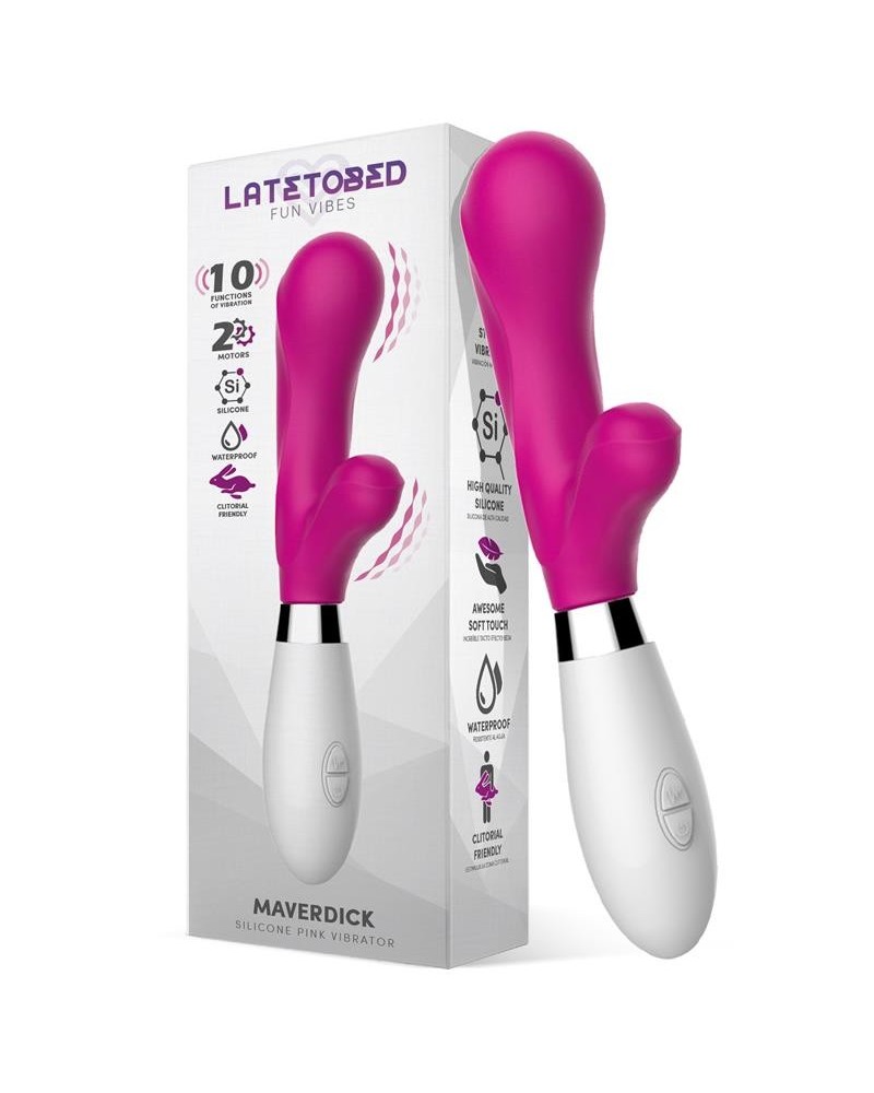 maverdick silicone vibe rose