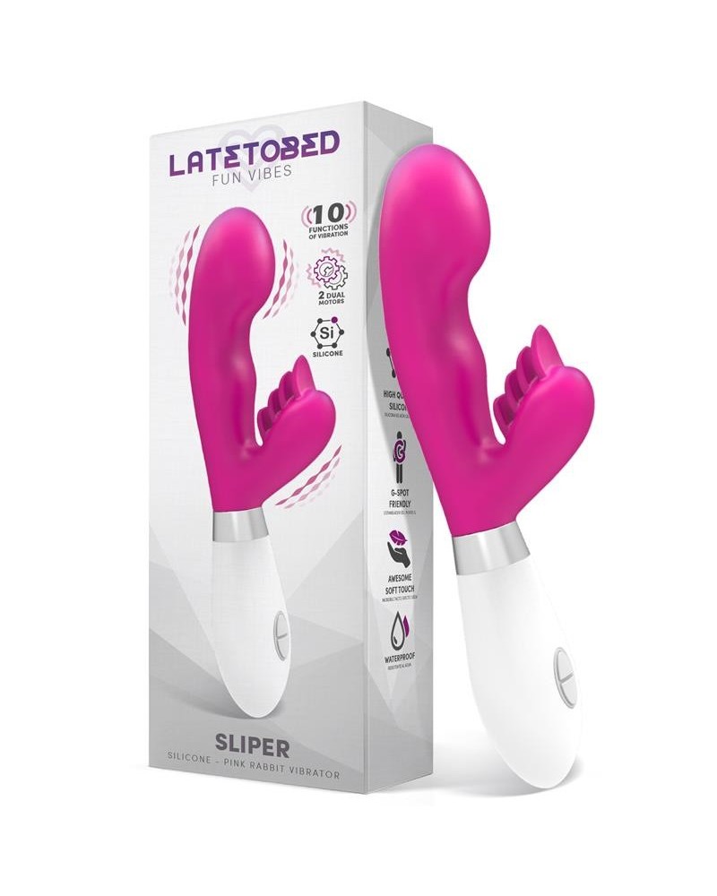 sliper rabbit vibe silicone rose