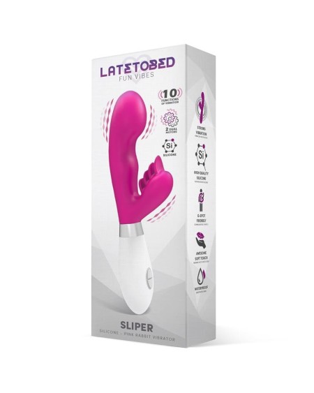 sliper rabbit vibe silicone rose