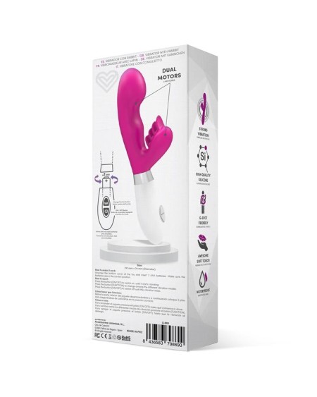 sliper rabbit vibe silicone rose