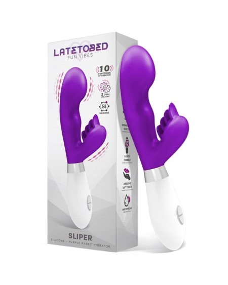 sliper rabbit vibe silicone violet