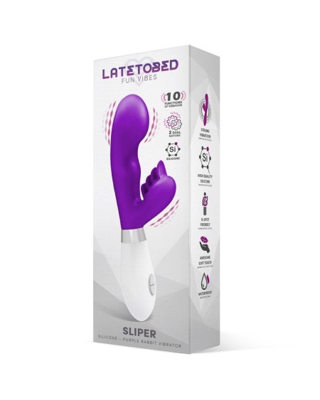 sliper rabbit vibe silicone violet