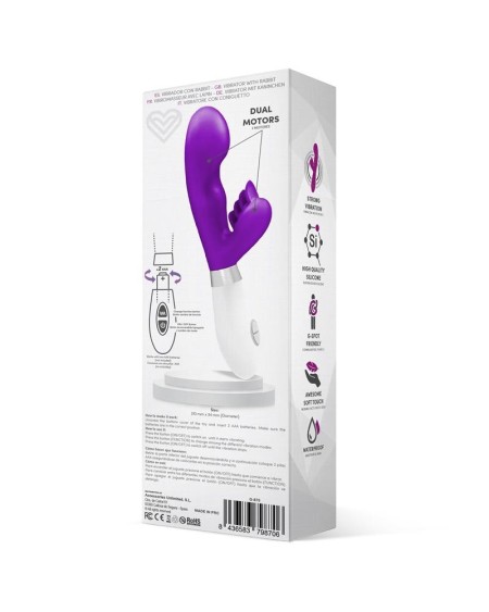 sliper rabbit vibe silicone violet