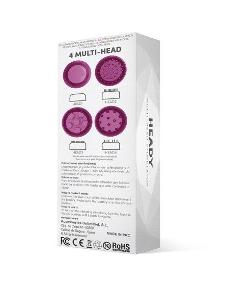 heady stimulator multi-head violet
