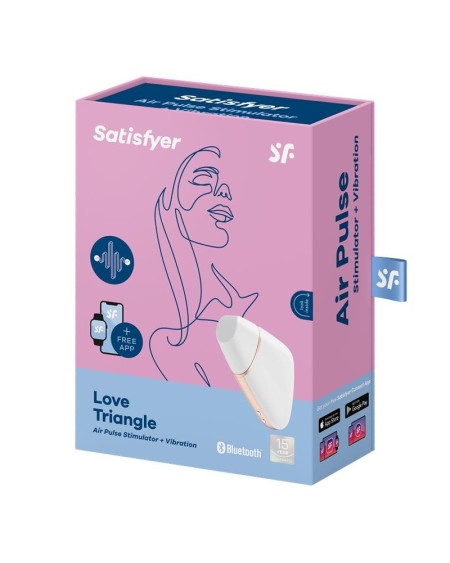 love triangle clitoris sucker white