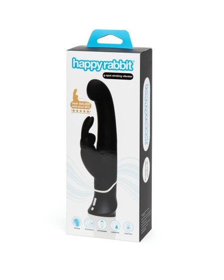g-spot stroker rabbit vibrator noir