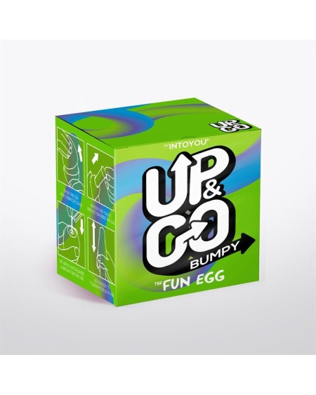 bumpy masturbator egg elastic green