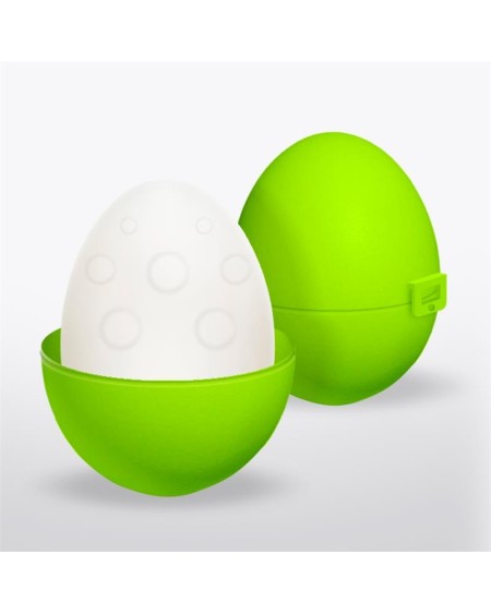 bumpy masturbator egg elastic green