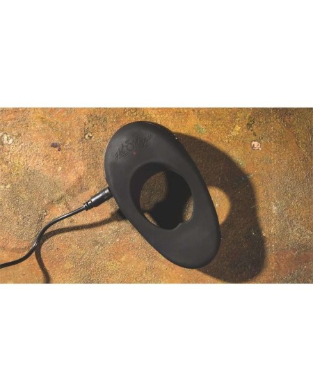 atom plus virbrating penis ring and perianal stimulator noir