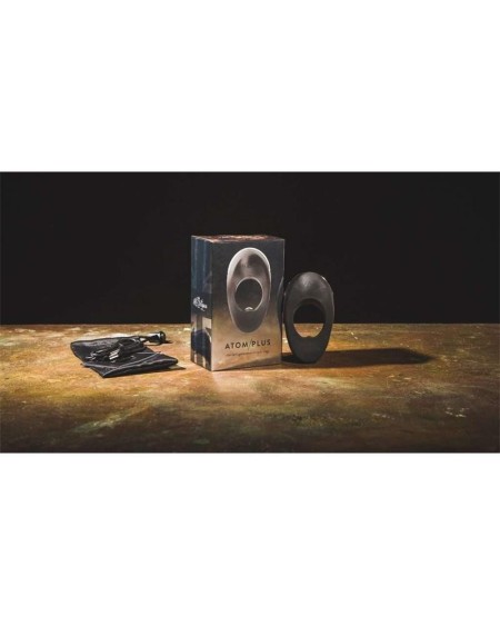 atom plus virbrating penis ring and perianal stimulator noir