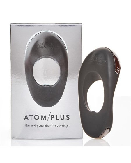 atom plus virbrating penis ring and perianal stimulator noir
