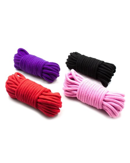 bondage cotton rope 10 meter noir