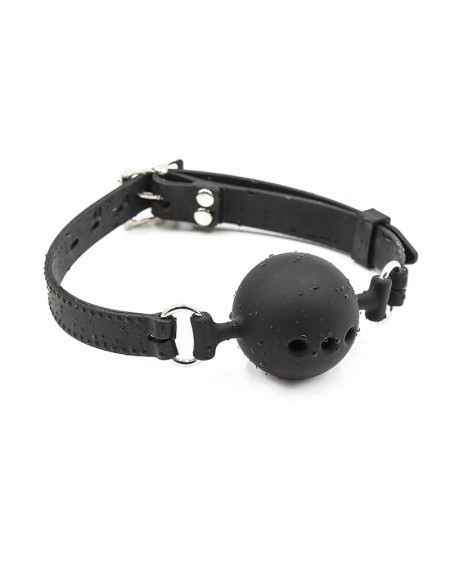 silicone breathable ball gag 5 cm size l noir