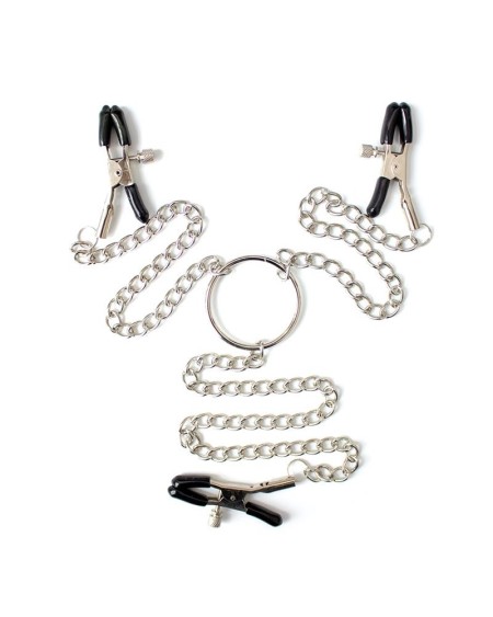 nipple clamps and clit clamps with chain metal
