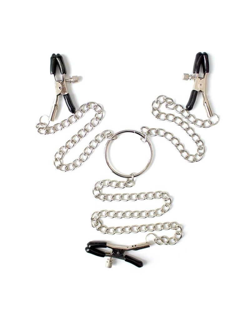 nipple clamps and clit clamps with chain metal