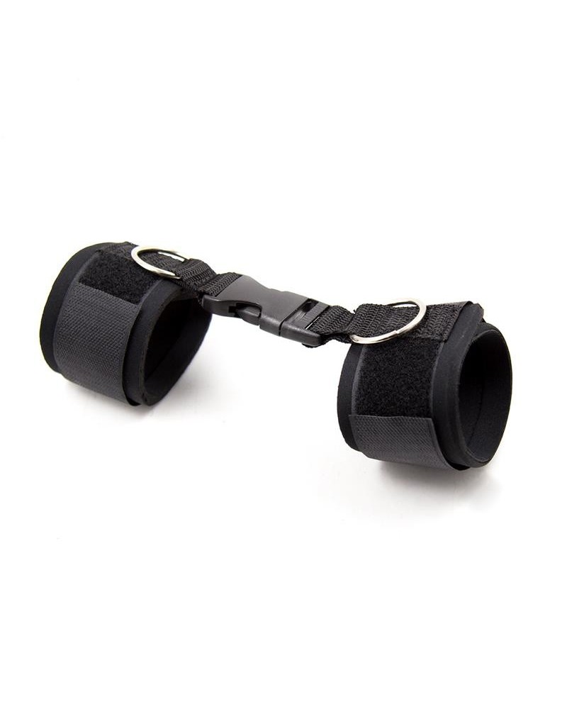 neoprene ankle cuffs with velcro noir