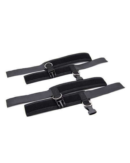 neoprene ankle cuffs with velcro noir