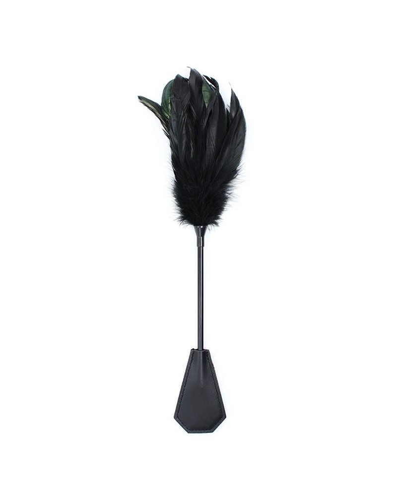 feather tickler and paddle 2 in 1 48 cm noir