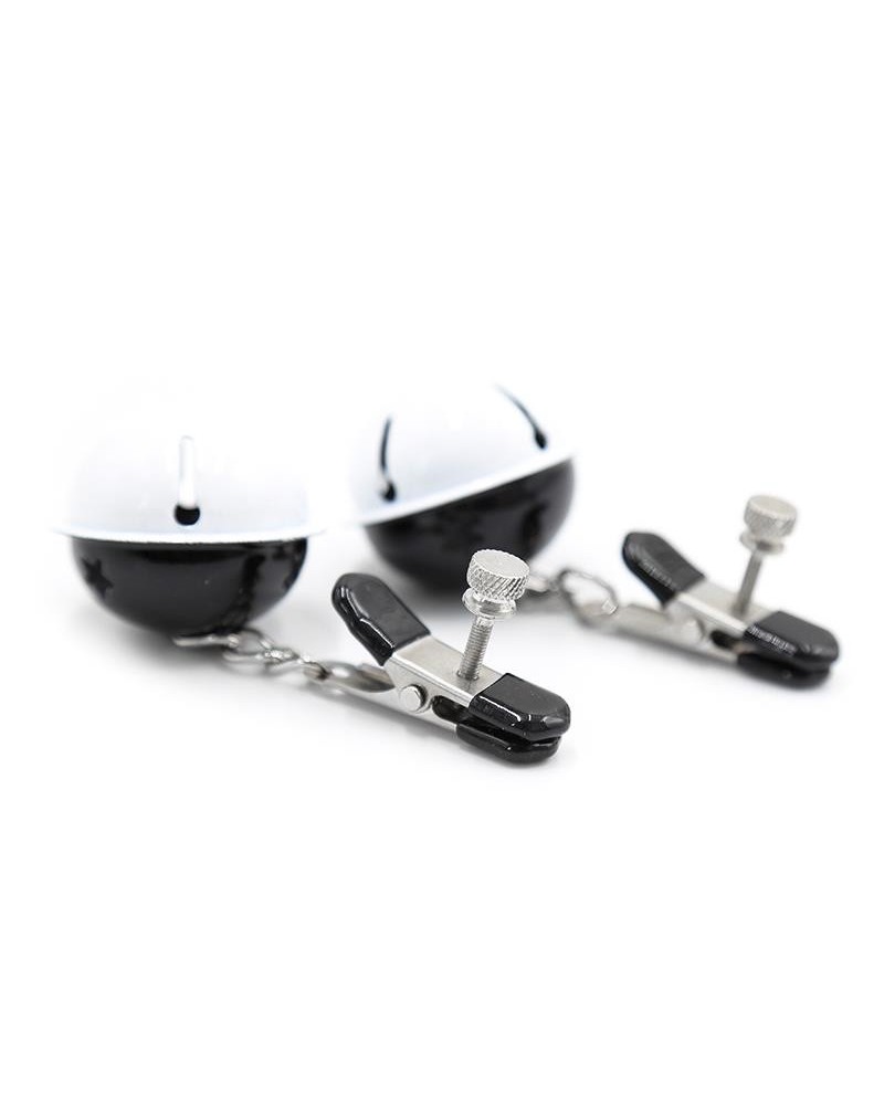 nipple clamps with bell blackwhite