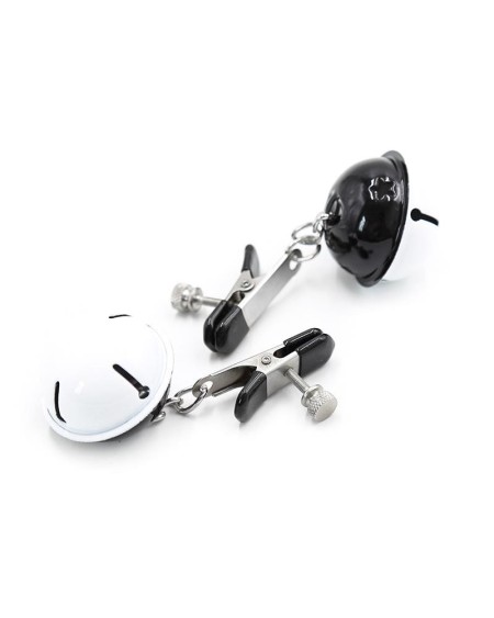 nipple clamps with bell blackwhite