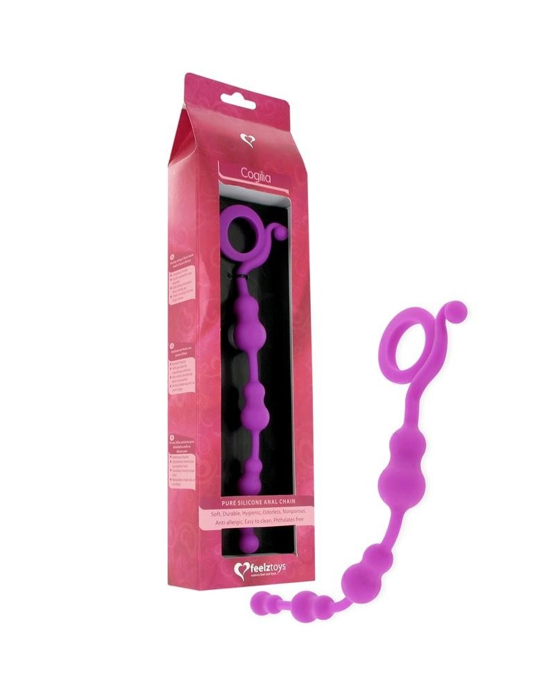 feelz toys anal beads cogilia violet
