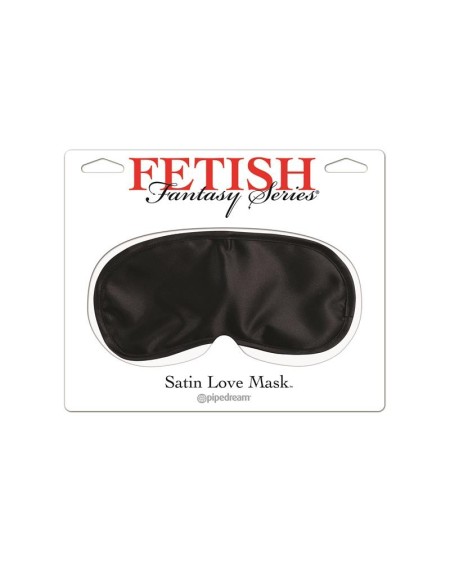 satin love mask noir