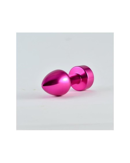 butt plug fuchsia rosebud with jewel