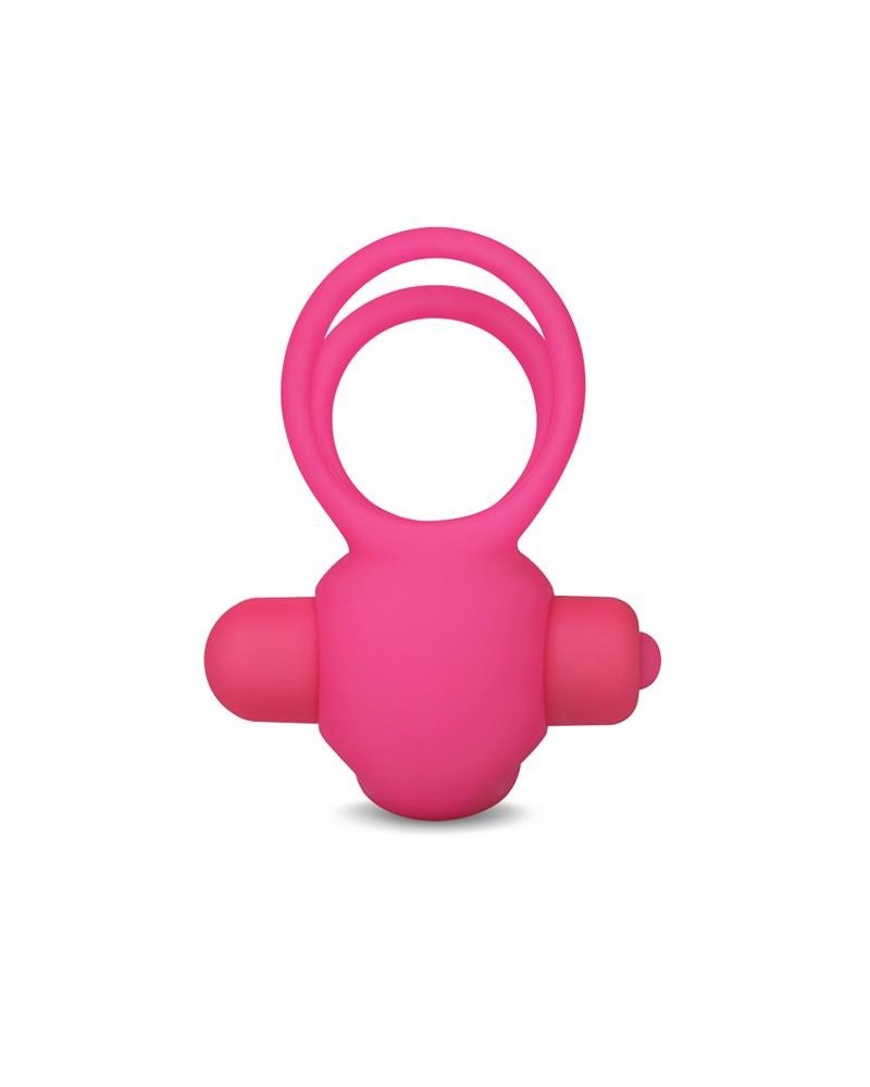 double vibrant cockring power clit duo rose