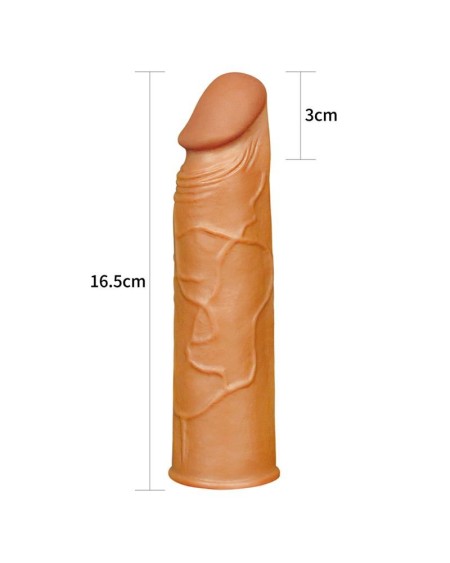 penis sleeve pleasure x tender brown