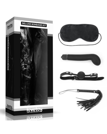 bondage kit deluxe with vibrator noir