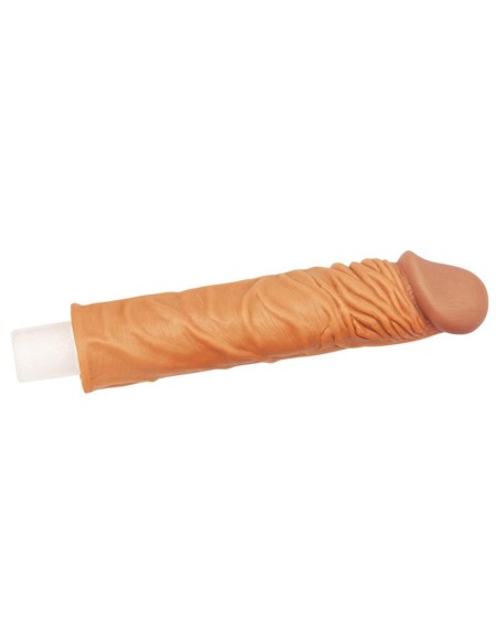 penis sleeve add 2 pleasure x tender brown