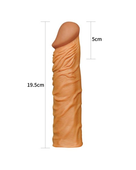 penis sleeve add 2 pleasure x tender brown