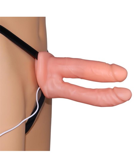 double hollow dildo strap on vibrant