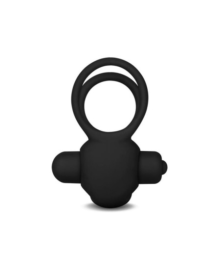double vibrant cockring power clit duo noir