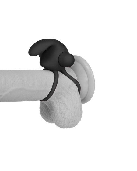 double vibrant cockring power clit duo noir