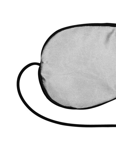 blindfold silver and noir with elastic