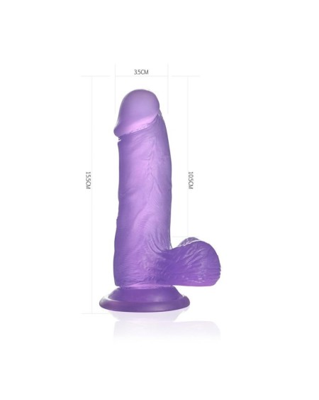 dildo jelly studs 6 violet