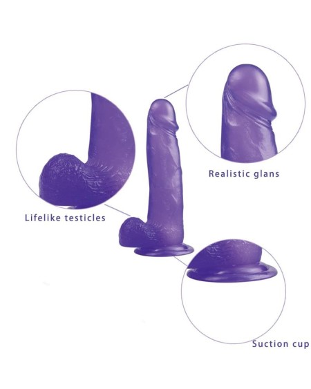 dildo jelly studs 8 violet
