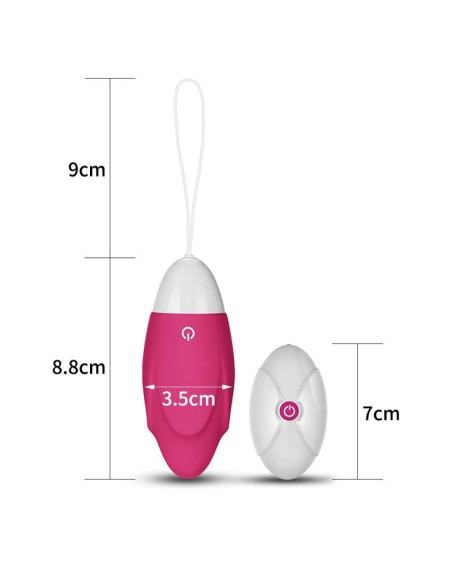 vibrant egg ijoy remote control usb rose