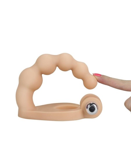 anal stimulator the ultra souple bead 6.5 with vibration chair