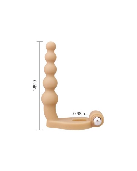 anal stimulator the ultra souple bead 6.5 with vibration chair