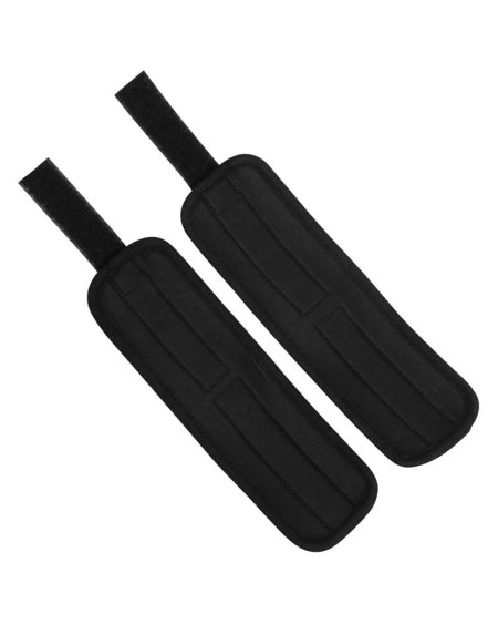 velcro handcuffs noir and silver