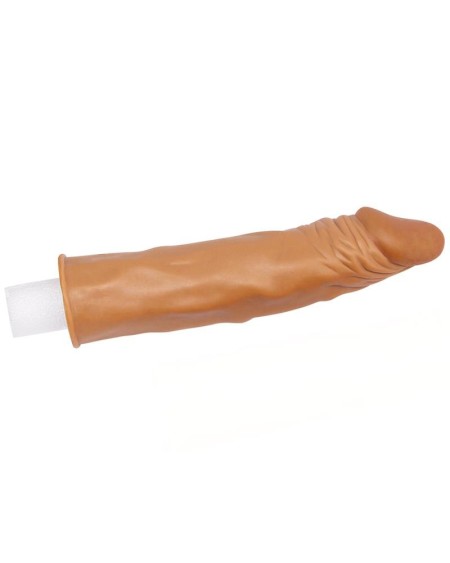 penis sleeve add 2 pleasure x tender brown
