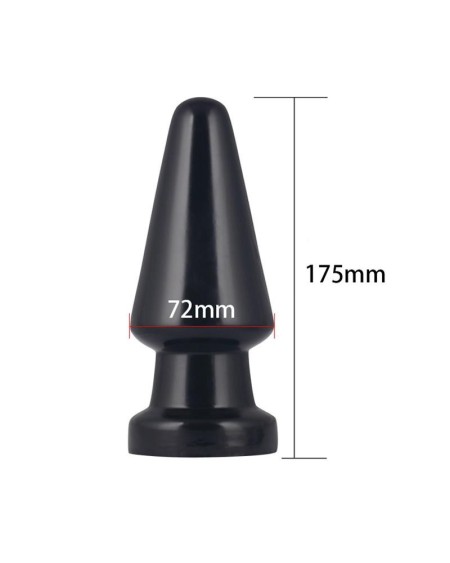 butt plug king sized anal shocker 7 noir